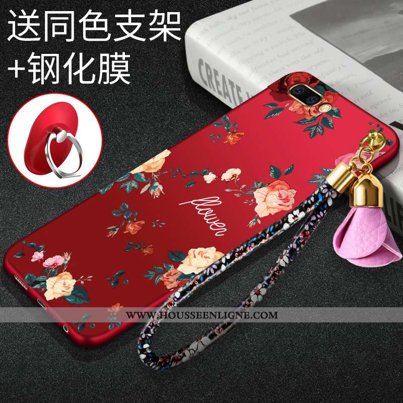 Coque Oneplus 5 Protection Ornements Suspendus Téléphone Portable Incassable Rouge Tout Compris