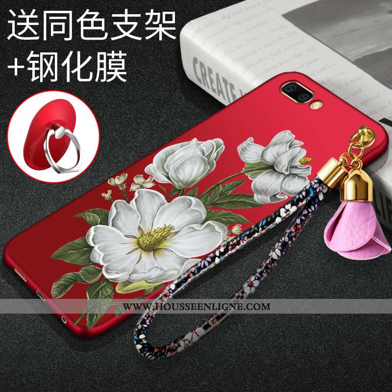 Coque Oneplus 5 Protection Ornements Suspendus Téléphone Portable Incassable Rouge Tout Compris