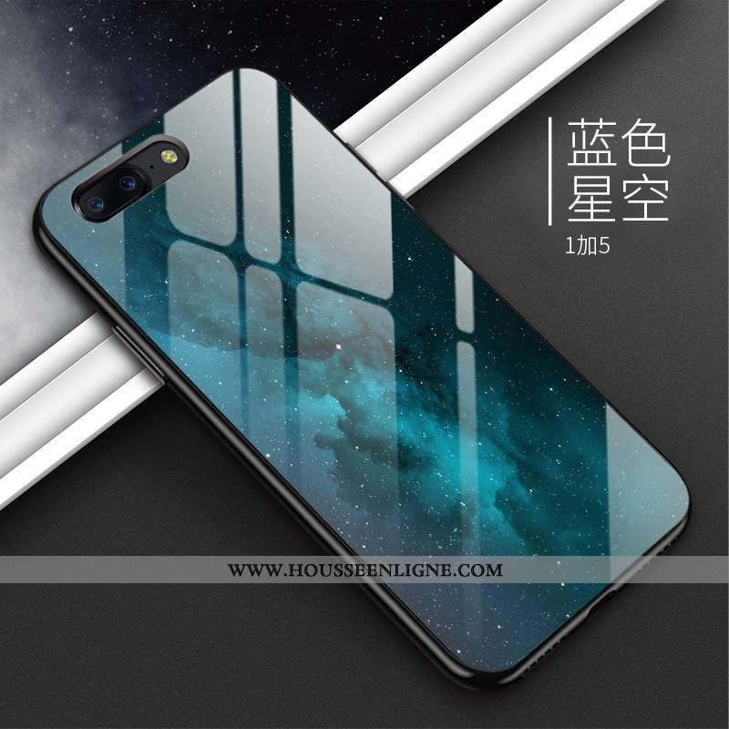 Coque Oneplus 5 Protection Verre Difficile Incassable Simple Rose
