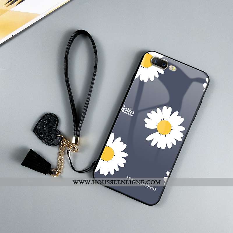 Coque Oneplus 5 Protection Verre Nouveau Miroir Net Rouge Fluide Doux Bleu