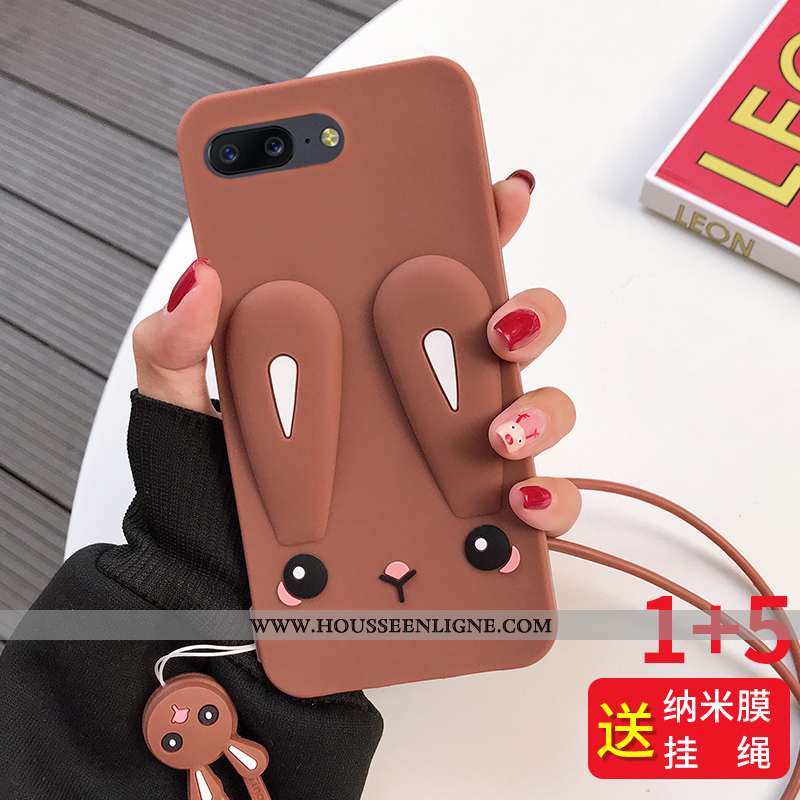 Coque Oneplus 5 Silicone Fluide Doux Incassable Téléphone Portable Tout Compris Étui Marron