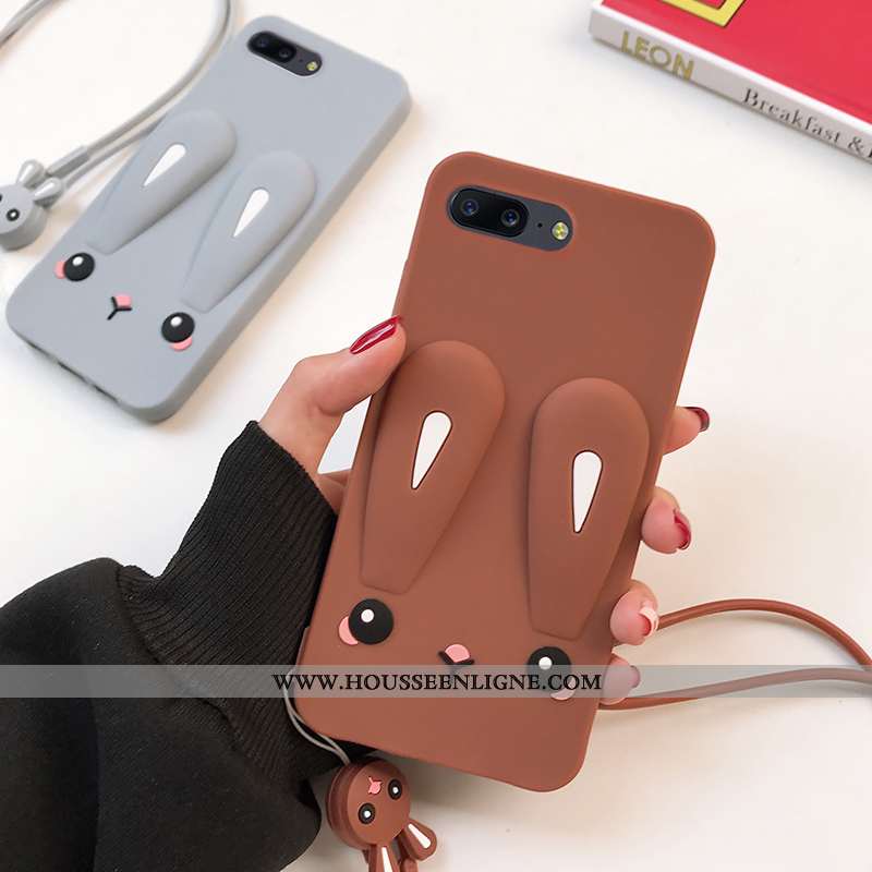 Coque Oneplus 5 Silicone Fluide Doux Incassable Téléphone Portable Tout Compris Étui Marron