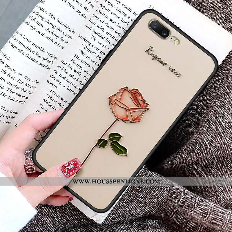 Coque Oneplus 5 Silicone Protection Peinture Délavé En Daim Fluide Doux Arbres Rouge