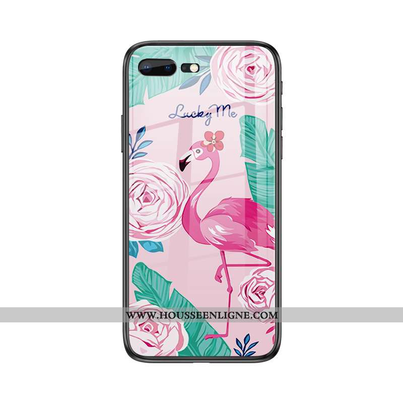 Coque Oneplus 5 Verre Tendance Étui Téléphone Portable Rose