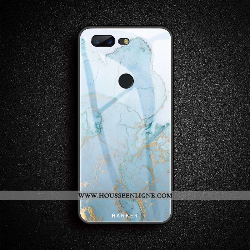 Coque Oneplus 5t Créatif Tendance Art Téléphone Portable Gems Luxe Simple Blanche