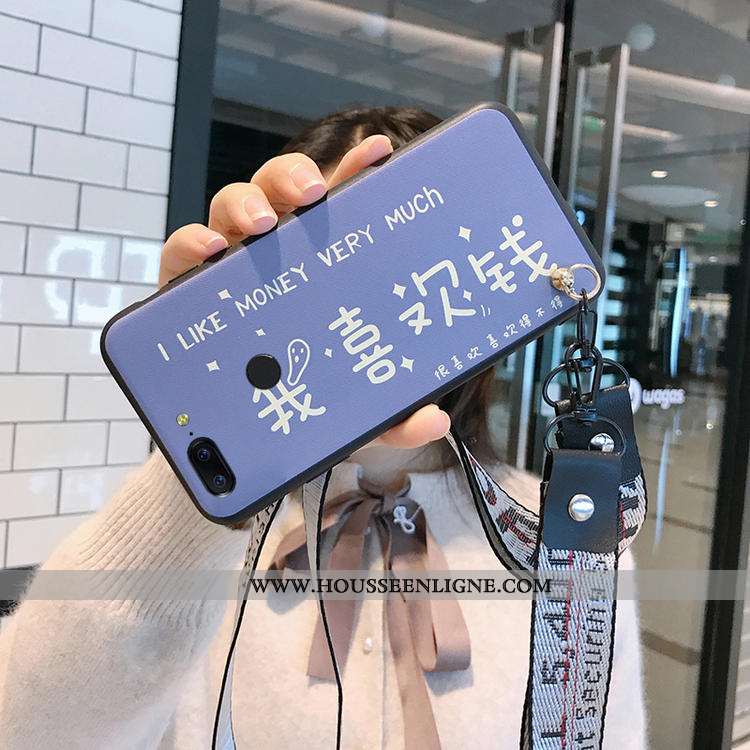 Coque Oneplus 5t Fluide Doux Silicone Personnalité Bleu Incassable Tout Compris