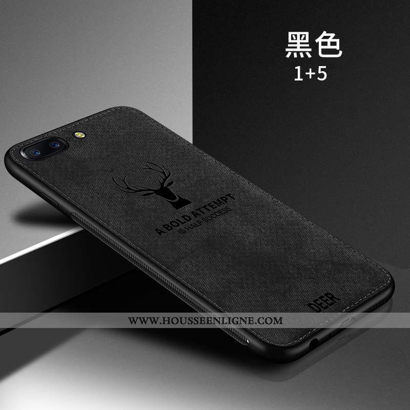 Coque Oneplus 5t Silicone Protection Tendance Bleu Délavé En Daim Personnalité