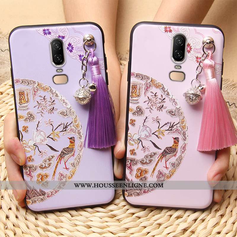Coque Oneplus 6 Silicone Personnalité Tout Compris Créatif Fluide Doux Téléphone Portable Tendance B