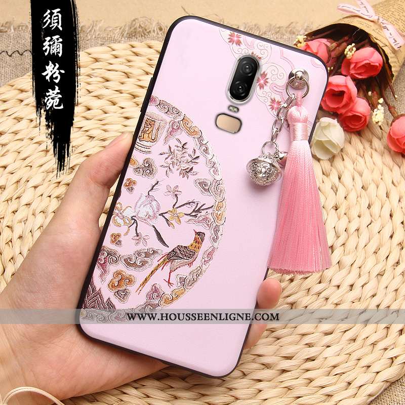 Coque Oneplus 6 Silicone Personnalité Tout Compris Créatif Fluide Doux Téléphone Portable Tendance B