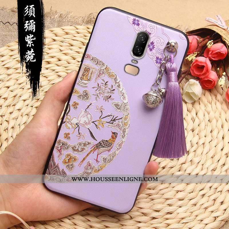 Coque Oneplus 6 Silicone Personnalité Tout Compris Créatif Fluide Doux Téléphone Portable Tendance B