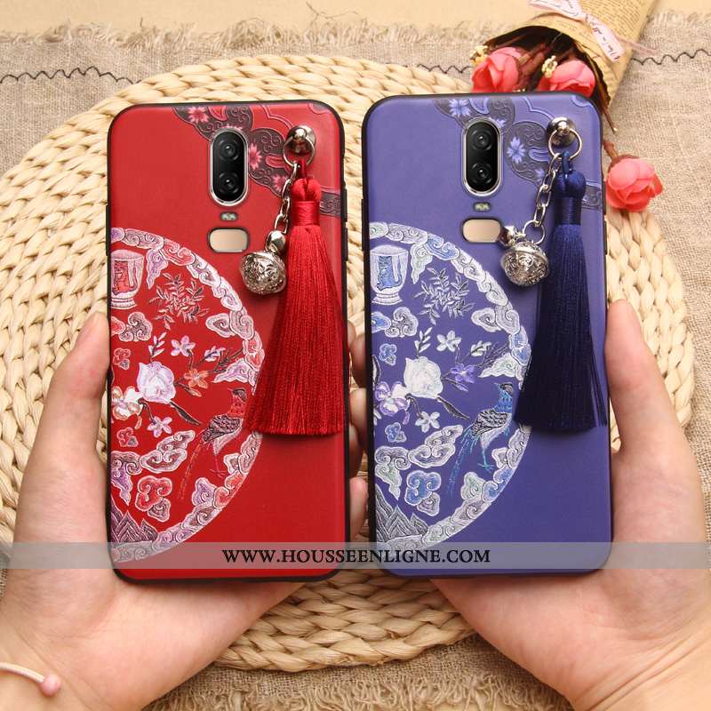 Coque Oneplus 6 Silicone Personnalité Tout Compris Créatif Fluide Doux Téléphone Portable Tendance B