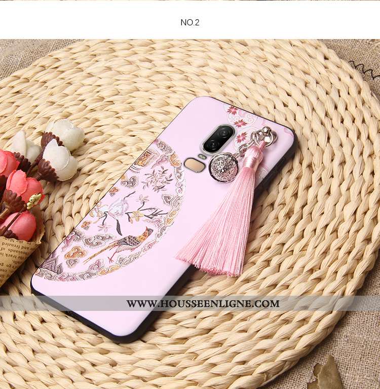 Coque Oneplus 6 Silicone Personnalité Tout Compris Créatif Fluide Doux Téléphone Portable Tendance B