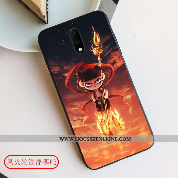 Coque Oneplus 7 Charmant Ultra Téléphone Portable Légère Luxe Dessin Animé Tout Compris Bleu