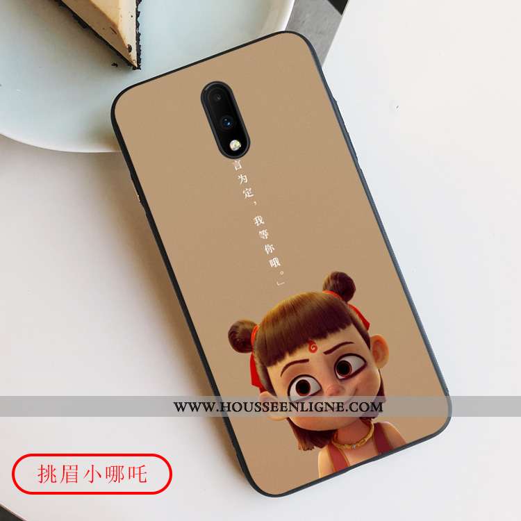 Coque Oneplus 7 Charmant Ultra Téléphone Portable Légère Luxe Dessin Animé Tout Compris Bleu