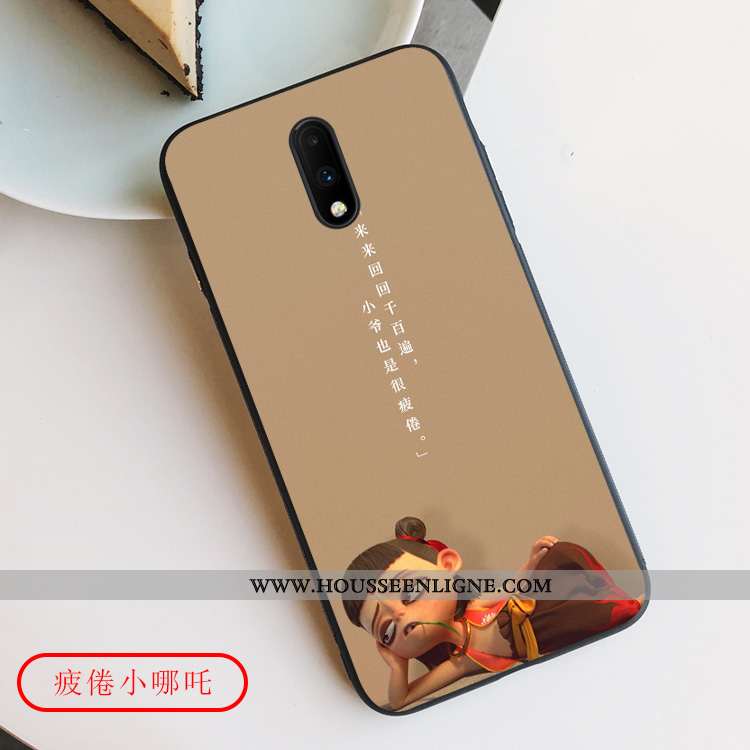 Coque Oneplus 7 Charmant Ultra Téléphone Portable Légère Luxe Dessin Animé Tout Compris Bleu