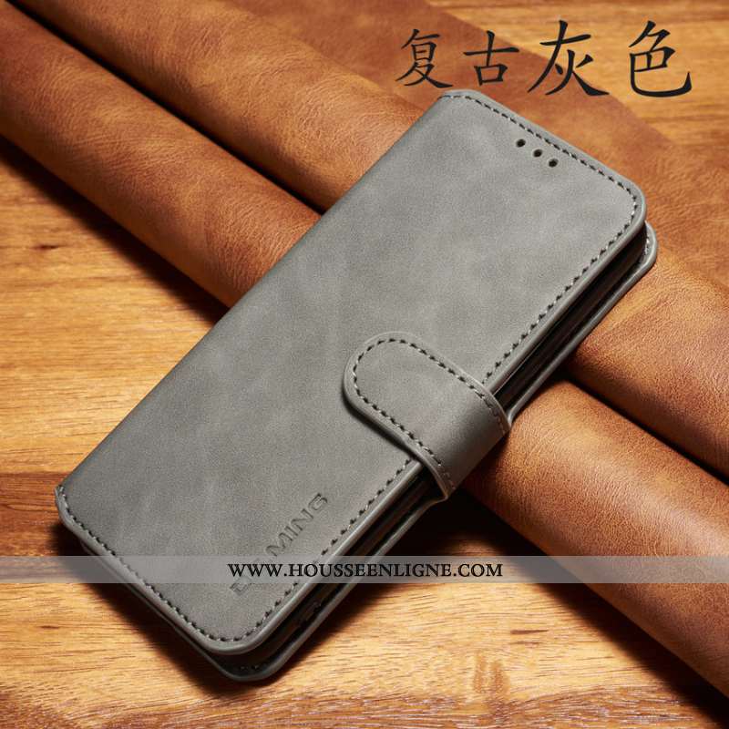 Coque Oneplus 7 Fluide Doux Cuir Téléphone Portable Housse Tout Compris Incassable Marron
