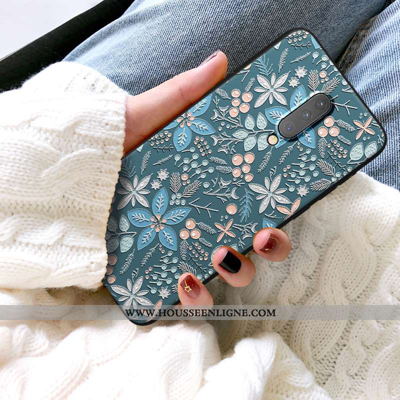 Coque Oneplus 7 Fluide Doux Silicone Charmant Dimensionnel Téléphone Portable Incassable Délavé En D