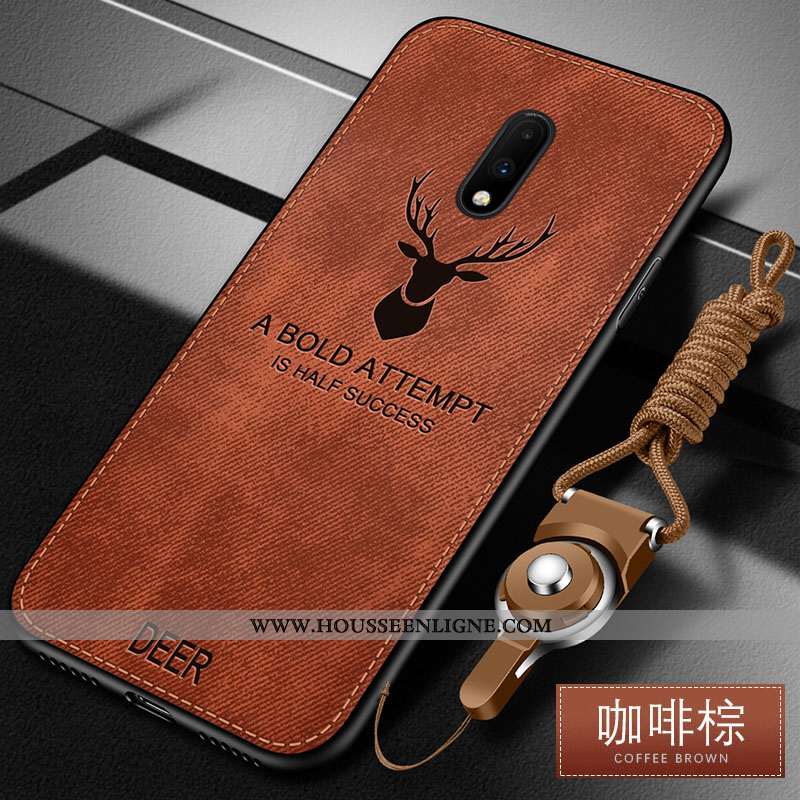 Coque Oneplus 7 Modèle Fleurie Fluide Doux Étui Incassable Tout Compris Antidérapant Gris