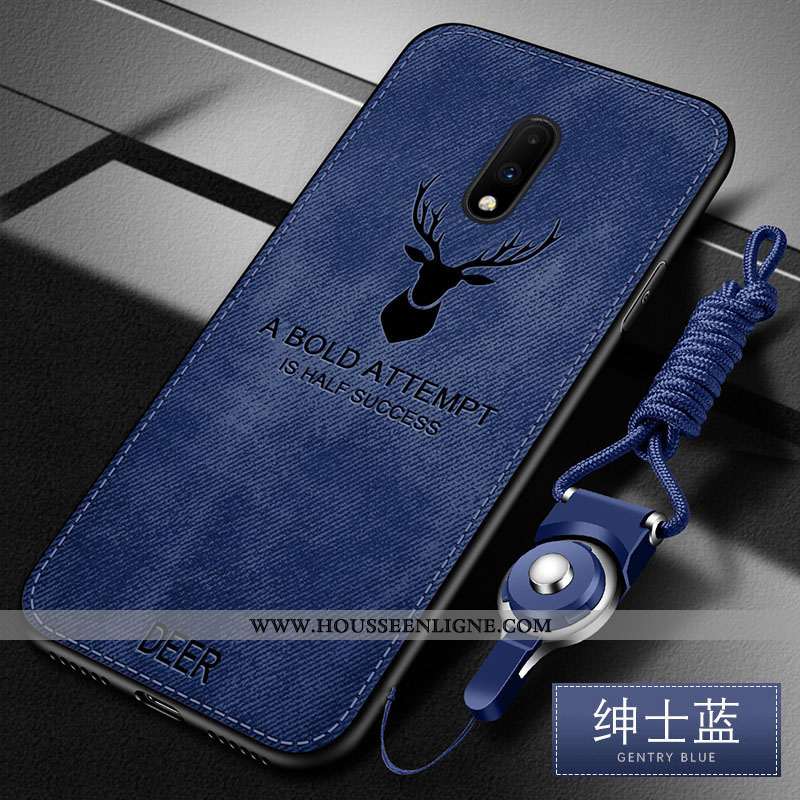 Coque Oneplus 7 Modèle Fleurie Fluide Doux Étui Incassable Tout Compris Antidérapant Gris