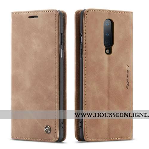 Coque Oneplus 7 Pro Créatif Cuir Tout Compris Personnalité Incassable Vert Business Verte