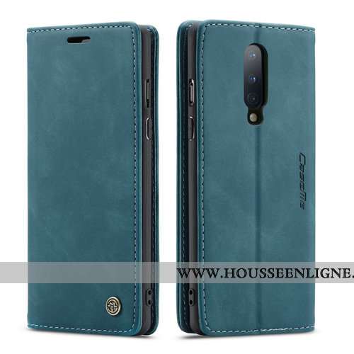Coque Oneplus 7 Pro Créatif Cuir Tout Compris Personnalité Incassable Vert Business Verte