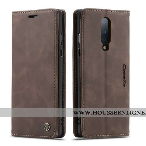 Coque Oneplus 7 Pro Créatif Cuir Tout Compris Personnalité Incassable Vert Business Verte