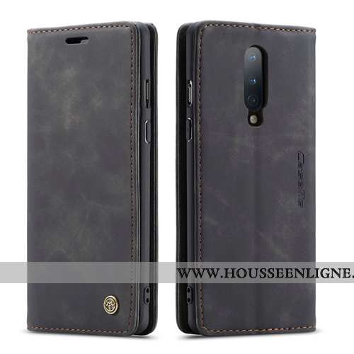Coque Oneplus 7 Pro Créatif Cuir Tout Compris Personnalité Incassable Vert Business Verte