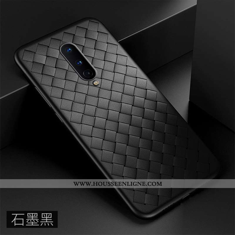 Coque Oneplus 7 Pro Légère Silicone Net Rouge Ultra Téléphone Portable Tendance
