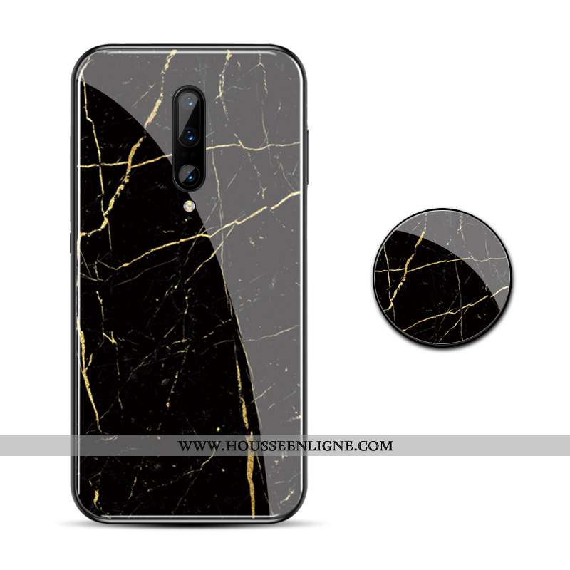Coque Oneplus 7 Pro Ultra Légère Verre Violet Grand Étui