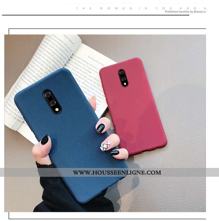 Coque Oneplus 7 Tendance Fluide Doux Téléphone Portable Protection Gris Incassable