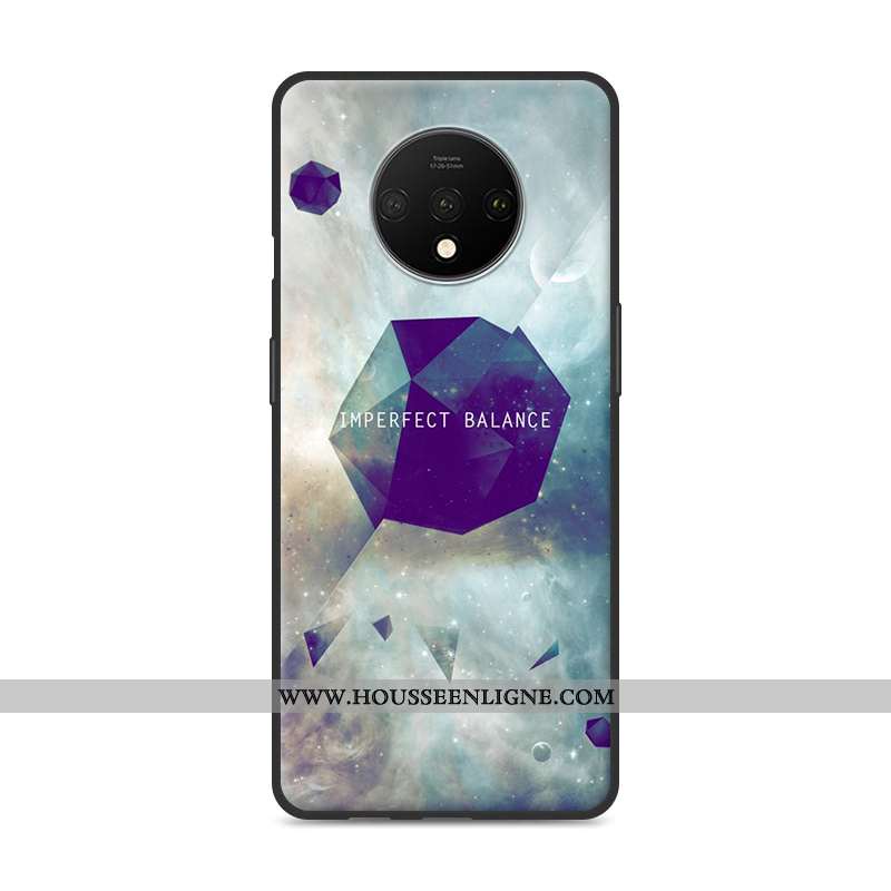 Coque Oneplus 7t Fluide Doux Silicone Rouge Charmant Étui Incassable Téléphone Portable