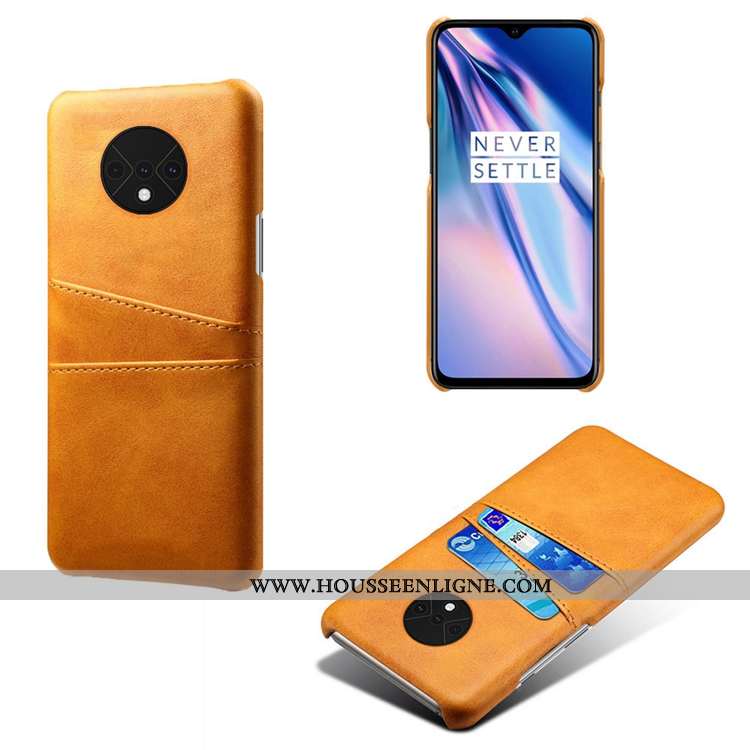 Coque Oneplus 7t Modèle Fleurie Personnalité Petit Étui Téléphone Portable Bovins Nouveau Jaune