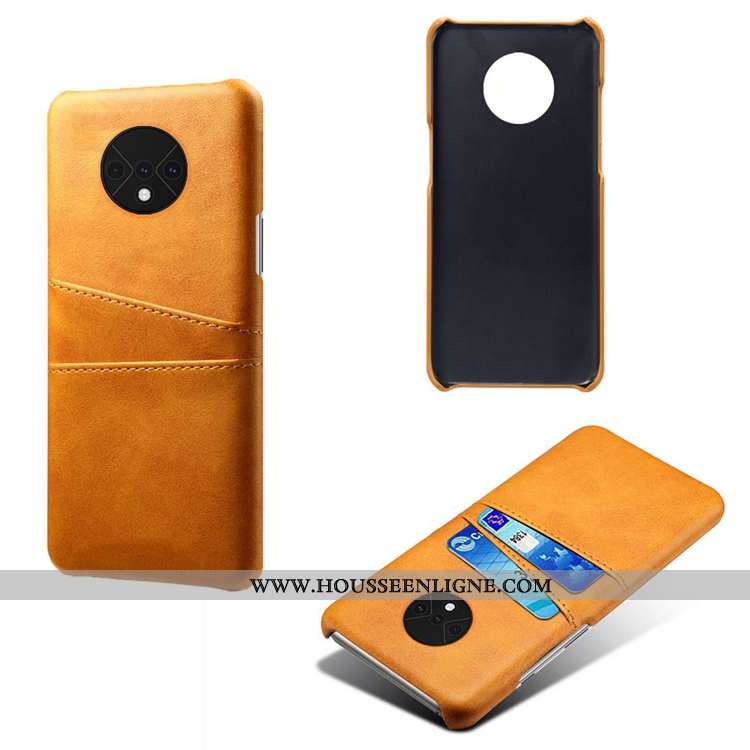 Coque Oneplus 7t Modèle Fleurie Personnalité Petit Étui Téléphone Portable Bovins Nouveau Jaune