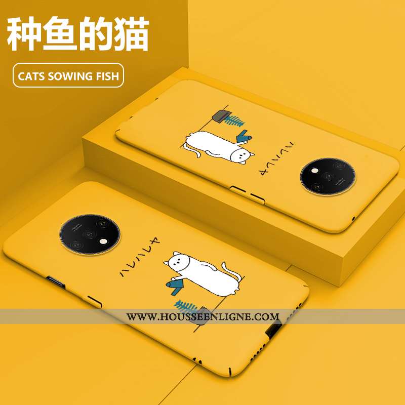 Coque Oneplus 7t Ultra Tendance Net Rouge Personnalité Difficile Légère Luxe