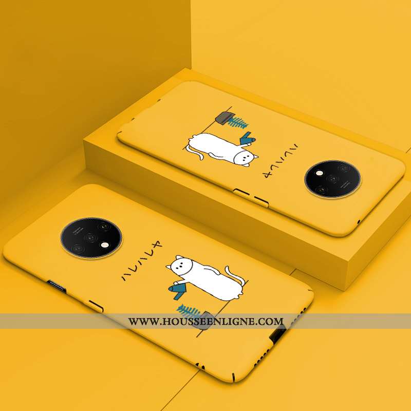 Coque Oneplus 7t Ultra Tendance Net Rouge Personnalité Difficile Légère Luxe
