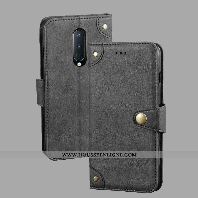 Coque Oneplus 8 Cuir Protection Tout Compris Portefeuille Nouveau Rouge