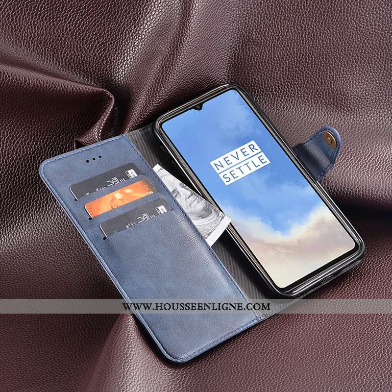 Coque Oneplus 8 Cuir Protection Tout Compris Portefeuille Nouveau Rouge
