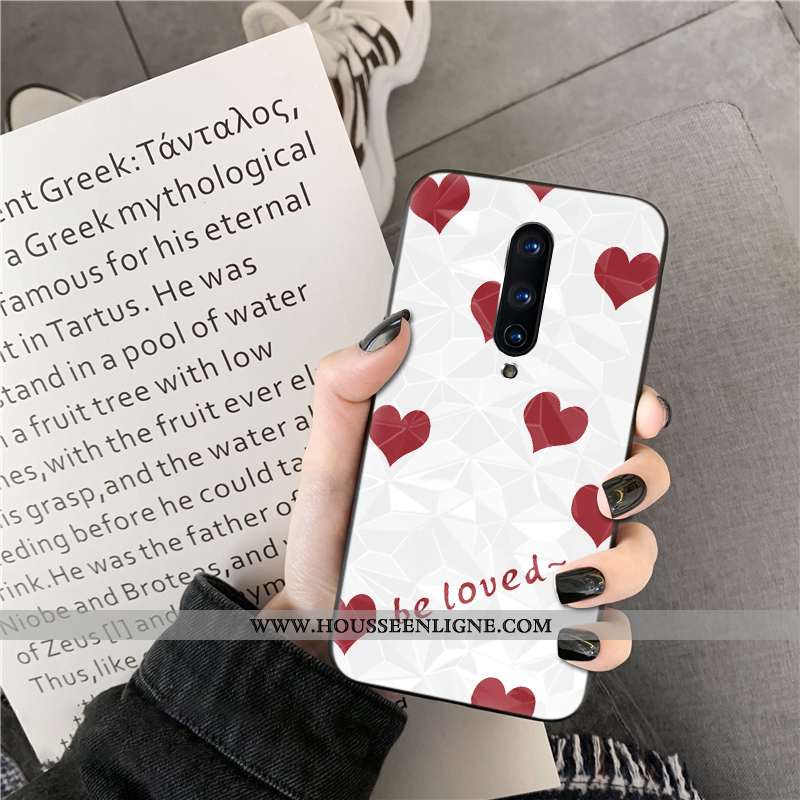 Coque Oneplus 8 Fraise Rose Téléphone Portable Net Rouge Losange