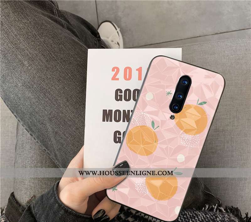 Coque Oneplus 8 Fraise Rose Téléphone Portable Net Rouge Losange