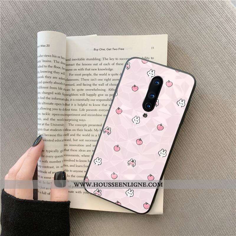 Coque Oneplus 8 Fraise Rose Téléphone Portable Net Rouge Losange