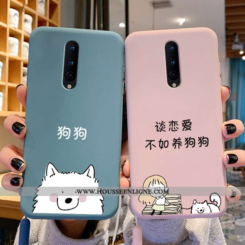 Coque Oneplus 8 Pro Charmant Ultra Rose Incassable Téléphone Portable Légère Chiens