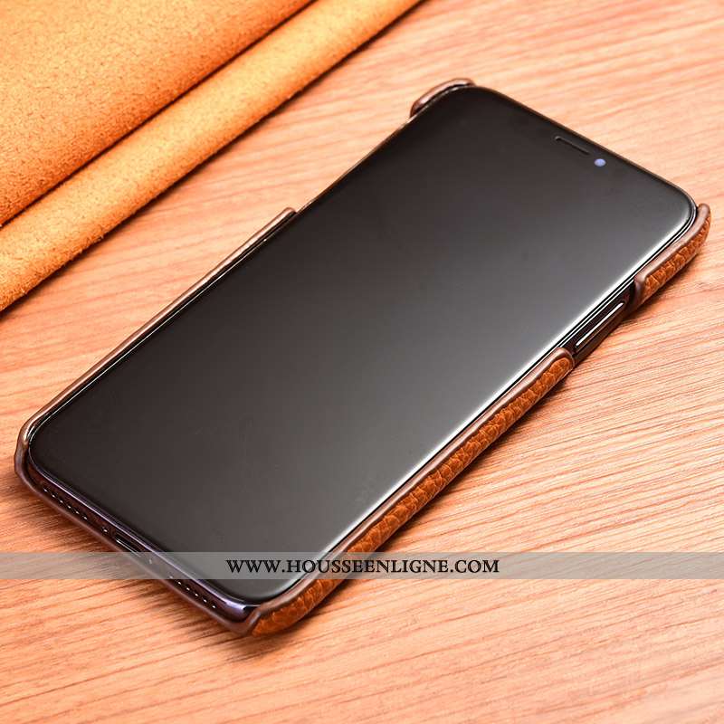 Coque Oneplus 8 Pro Cuir Véritable Mode Couvercle Arrière Vin Rouge Téléphone Portable Étui Incassab