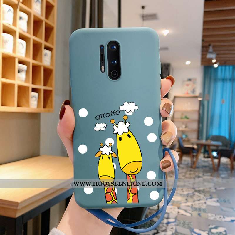 Coque Oneplus 8 Pro Personnalité Créatif Légère Longue En Bois Étui Lapin Rose