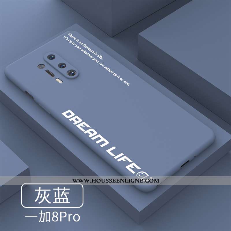 Coque Oneplus 8 Pro Personnalité Créatif Légère Tendance Net Rouge Téléphone Portable Fluide Doux Bl