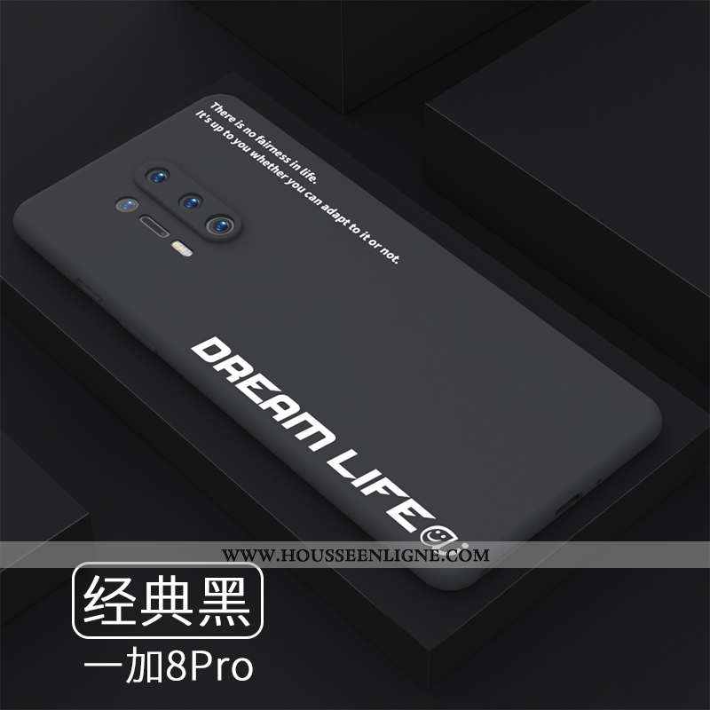 Coque Oneplus 8 Pro Personnalité Créatif Légère Tendance Net Rouge Téléphone Portable Fluide Doux Bl