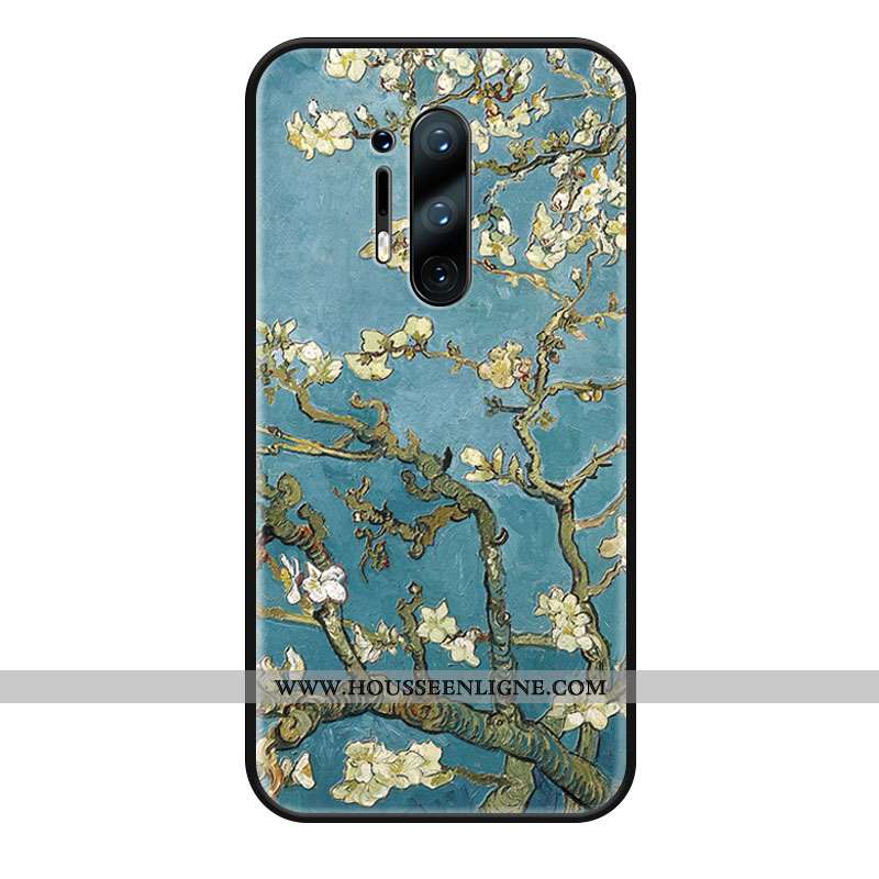Coque Oneplus 8 Pro Protection Délavé En Daim Silicone Téléphone Portable Rose Vert Verte