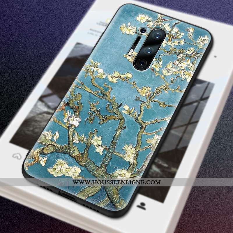 Coque Oneplus 8 Pro Protection Délavé En Daim Silicone Téléphone Portable Rose Vert Verte