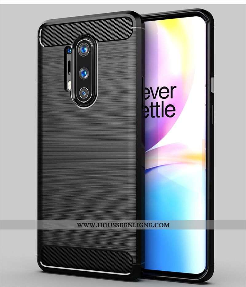 Coque Oneplus 8 Pro Silicone Protection Incassable Étui Gris Téléphone Portable