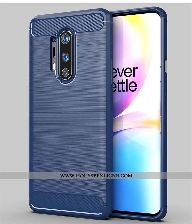 Coque Oneplus 8 Pro Silicone Protection Incassable Étui Gris Téléphone Portable