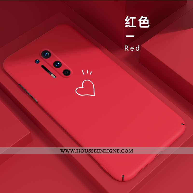 Coque Oneplus 8 Pro Ultra Tendance Incassable Personnalité Simple Net Rouge Légère Jaune